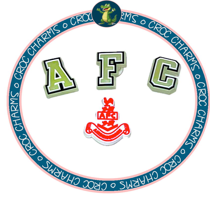 Airdrieonians x 4 Charms (GLOW IN THE DARK A,F,C)