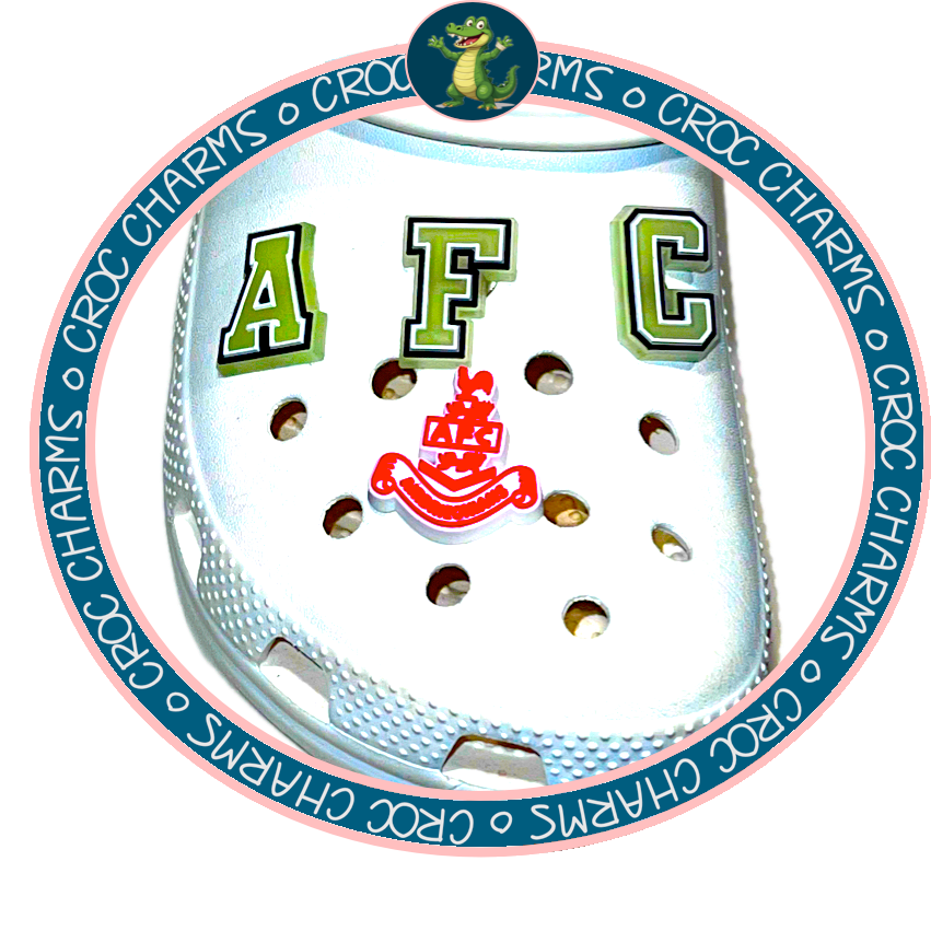 Airdrieonians x 4 Charms (GLOW IN THE DARK A,F,C)
