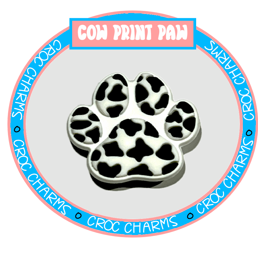 Cow Print Paw