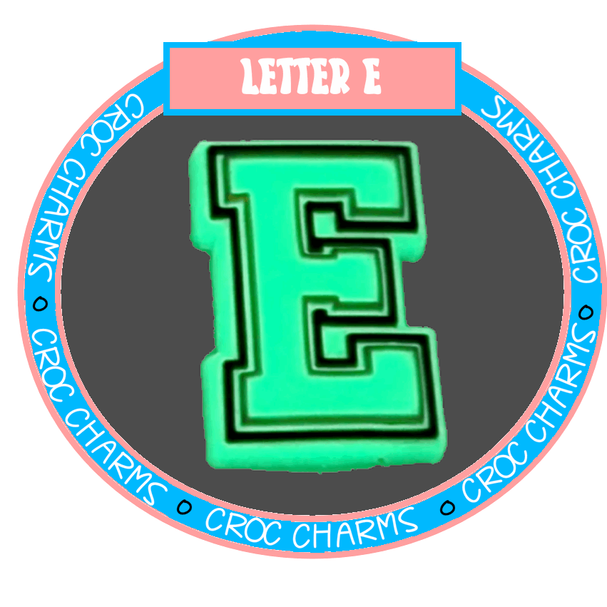 Letter E (Glow in the Dark)