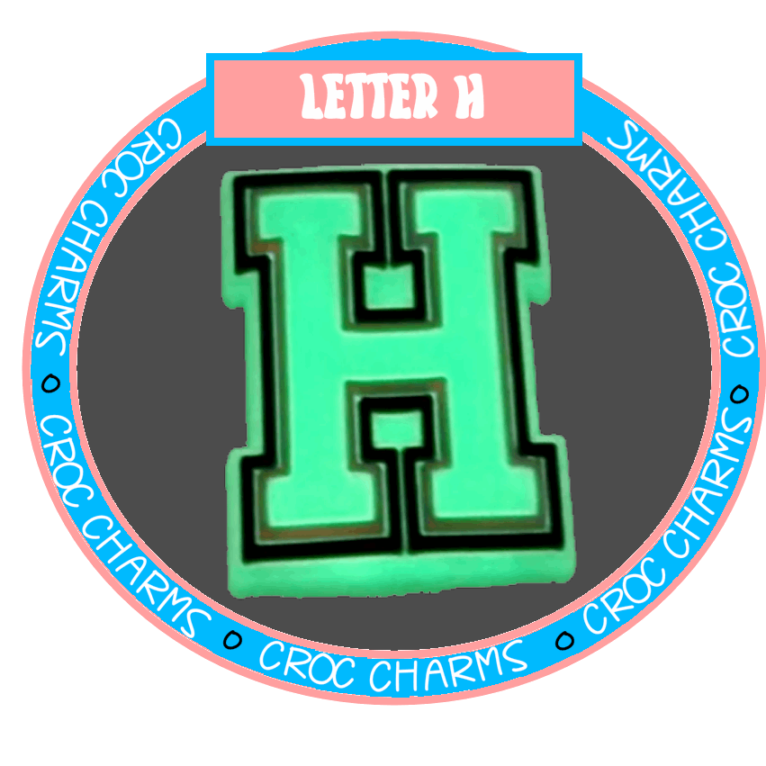 Letter H (Glow in the Dark)