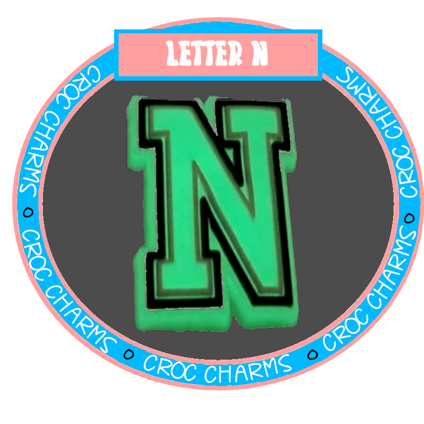 Letter N (Glow in the Dark)