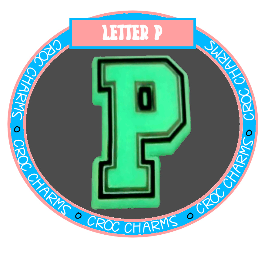 Letter P (Glow in the Dark)