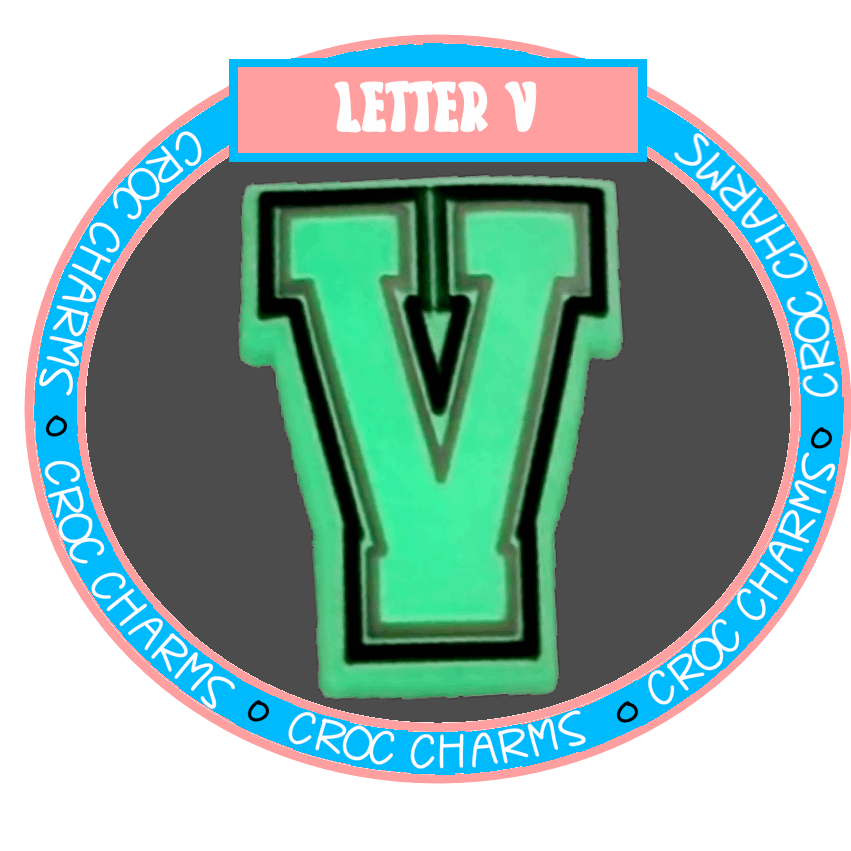 Letter V (Glow in the Dark)