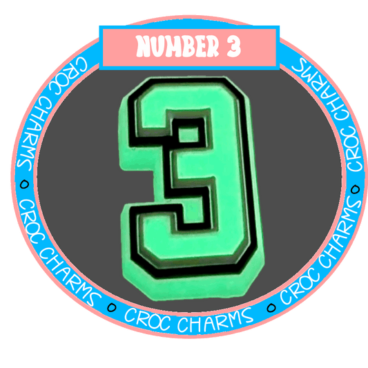 Number 3 (Glow in the Dark)