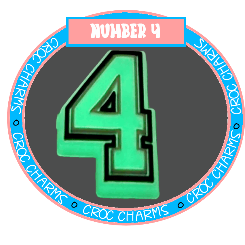 Number 4 (Glow in the Dark)