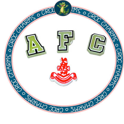 Airdrieonians x 4 Charms (GLOW IN THE DARK A,F,C)