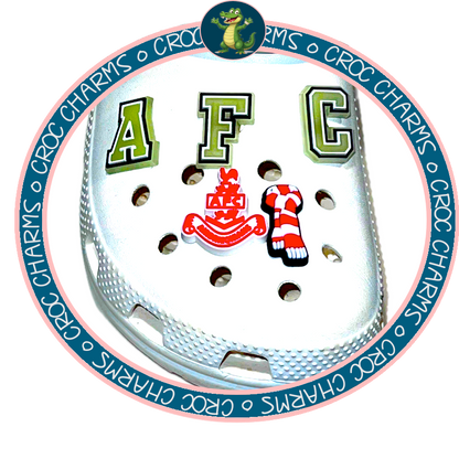 Airdrieonians x 5 Charms (GLOW IN THE DARK A,F,C)