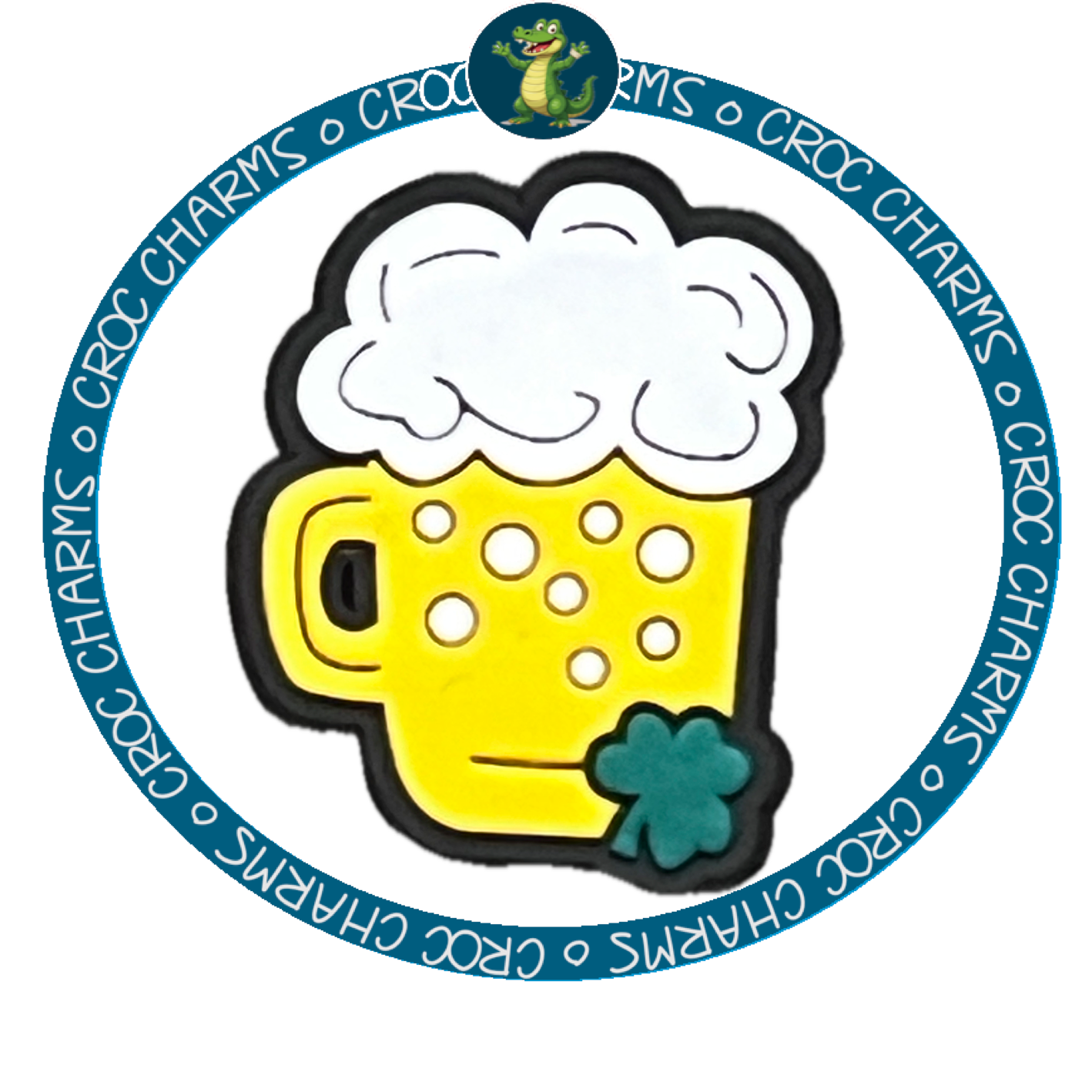 Beer with 4 Leaf Clover - St. Patricks Day