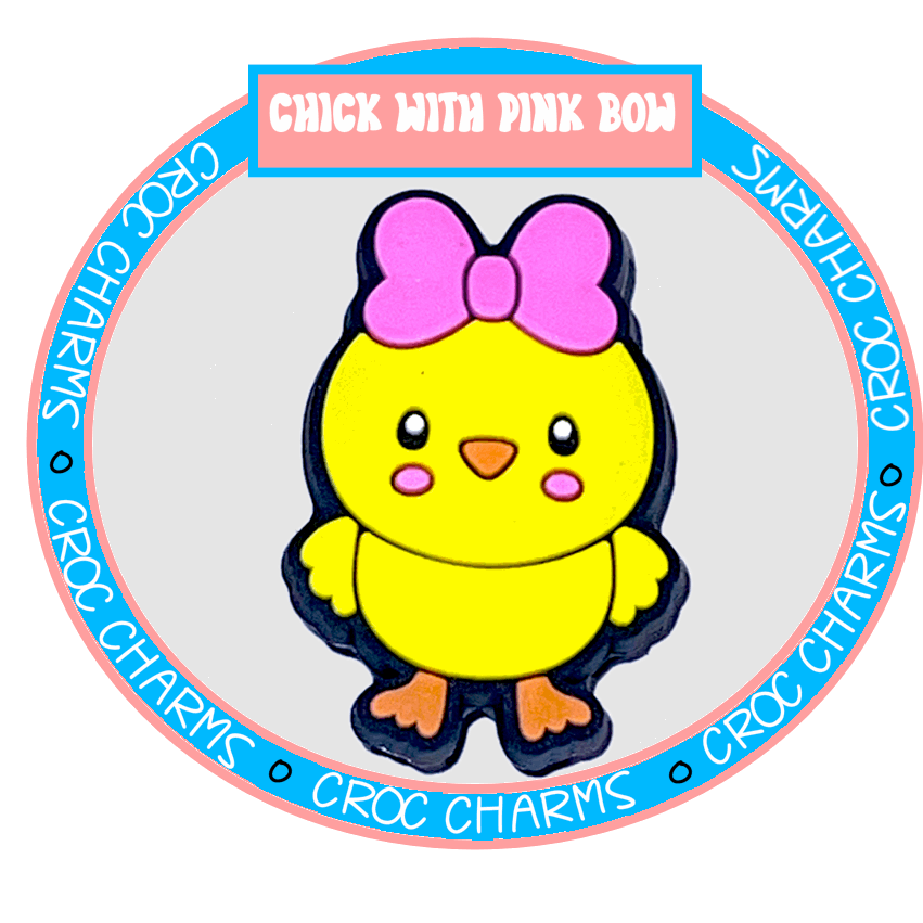 Chick with Pink Bow