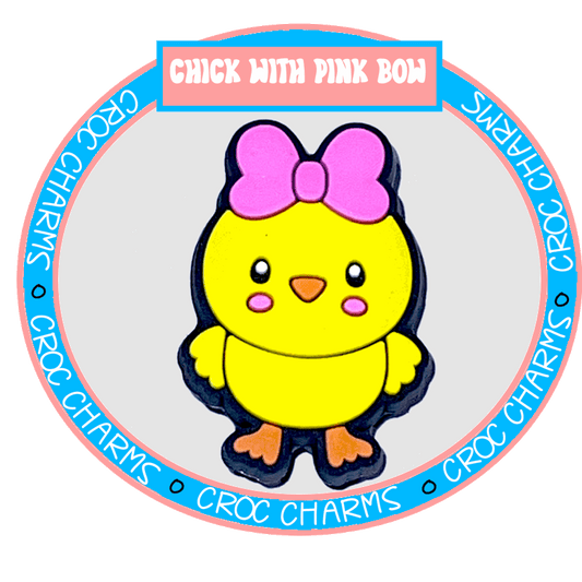 Chick with Pink Bow