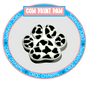 Cow Print Paw
