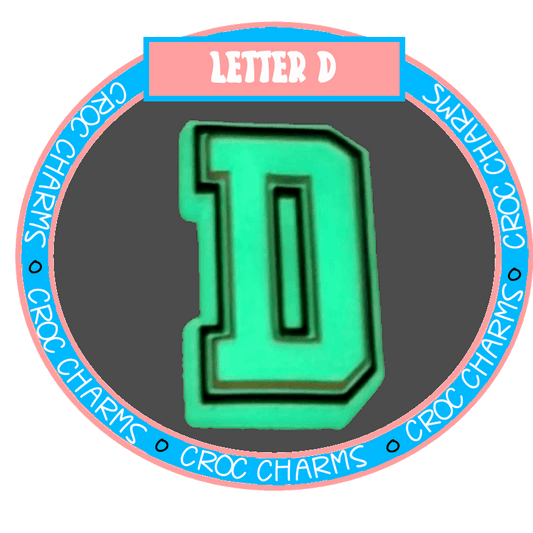 Letter D (Glow in the Dark)