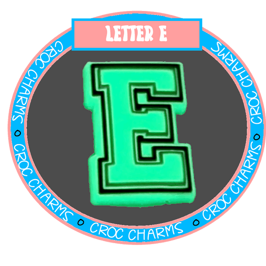 Letter E (Glow in the Dark)