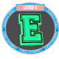 Letter E (Glow in the Dark)