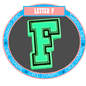 Letter F (Glow in the Dark)