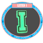 Letter I (Glow in the Dark)