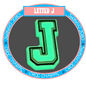 Letter J (Glow in the Dark)