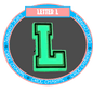 Letter L (Glow in the Dark)