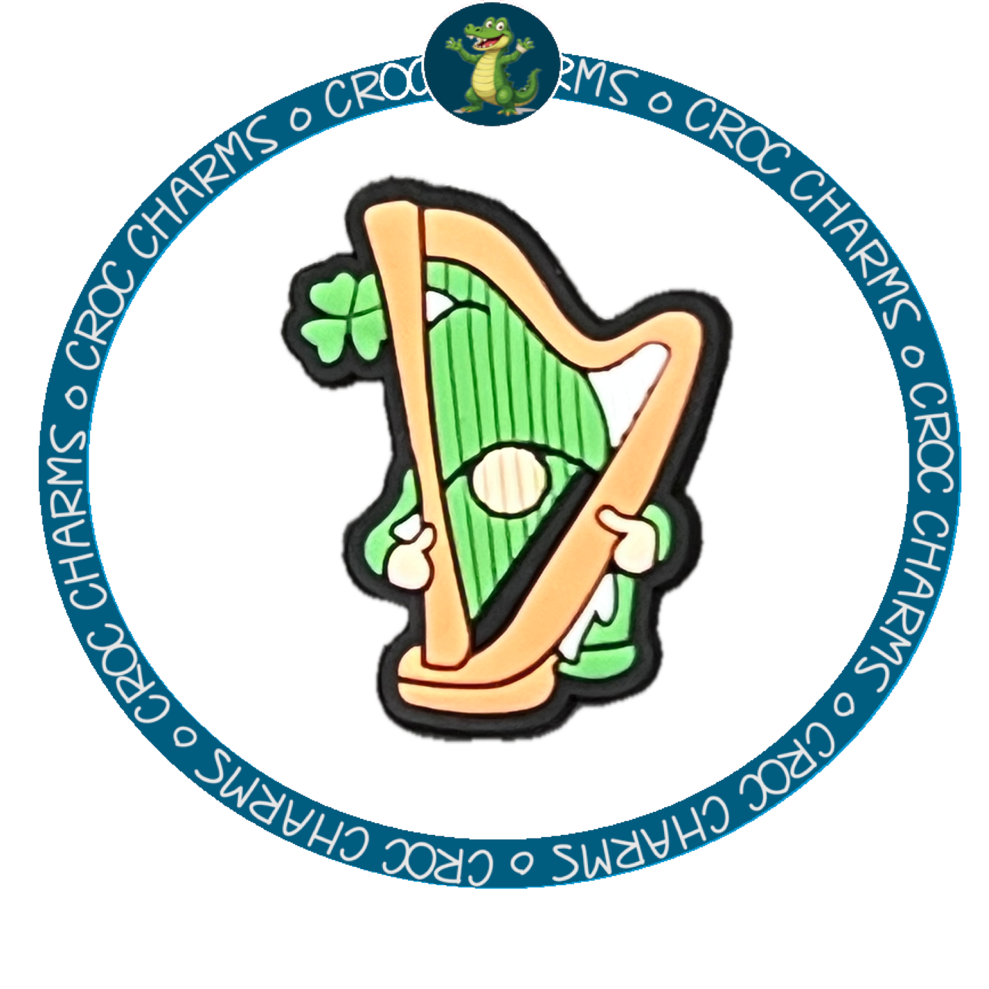 Leprechaun with Harp - St Patricks Day