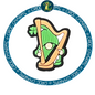 Leprechaun with Harp - St Patricks Day
