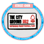 The City Ground Street Sign