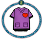 Nurses Tunic (purple)