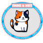 Orange and White