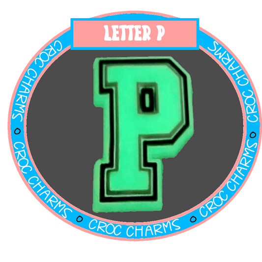 Letter P (Glow in the Dark)