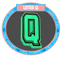 Letter Q (Glow in the Dark)