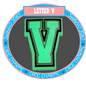 Letter V (Glow in the Dark)