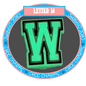 Letter W (Glow in the Dark)