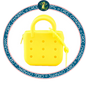 Yellow Bag Style Purse